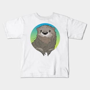 Cute Otter Kids T-Shirt